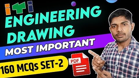 ITI Engineering drawing MCQ Questions [Hindi + English] PDF