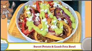 How To Make A Savory  Mediterranean Lamb  Feta &amp;Sweet Potato Bowl