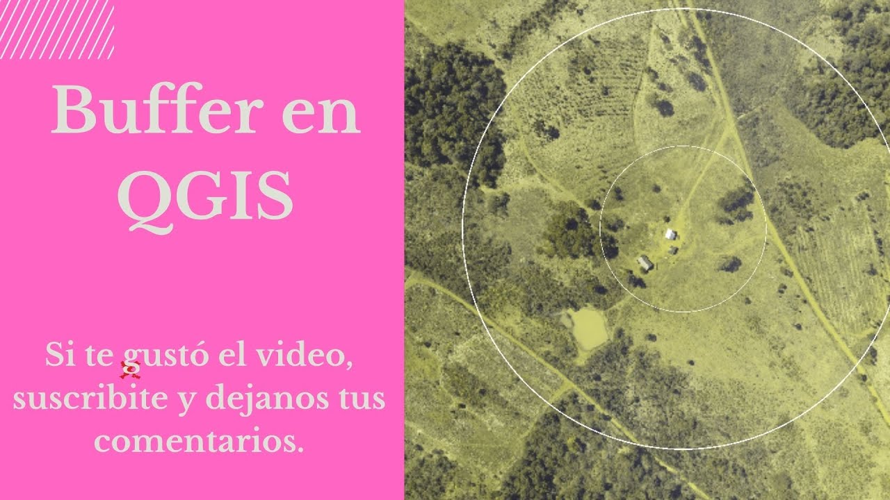 Crear buffer en el Software QGIS - YouTube