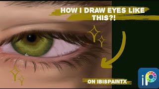 how i draw eyes like this?! full process (not a tutorial) on ibispaintx!