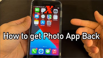 How to get Missing Photo App back on IPhone?