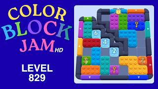 Color Block Jam Level 829 Solution Walkthrough