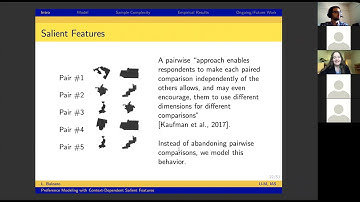 Preference Modeling with Context-Dependent Salient Features - Laura Balzano