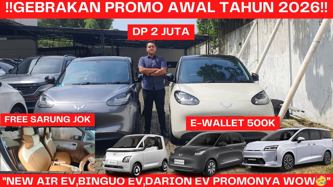 ‼️GEBRAK PROMO AWAL TAHUN 2026, NEW AIR EV,BINGUO EV,DARION EV PROMONYA WOW😱🥳‼️. 