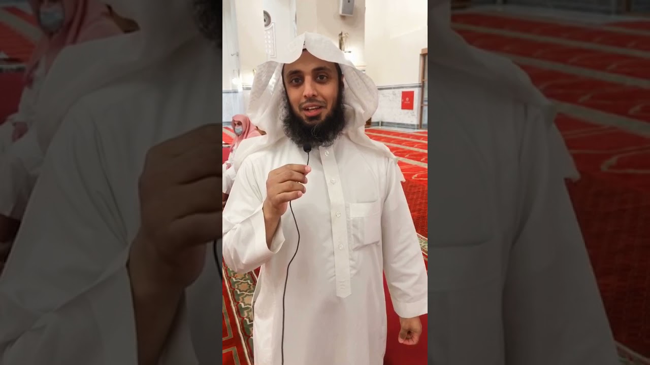 افتتاحَ  جامع الشيخ محمد بن سعد المهنا بحي القيروان وسرني تلاوة الإمام الشيخ ماجد الحازمي تبارك الله