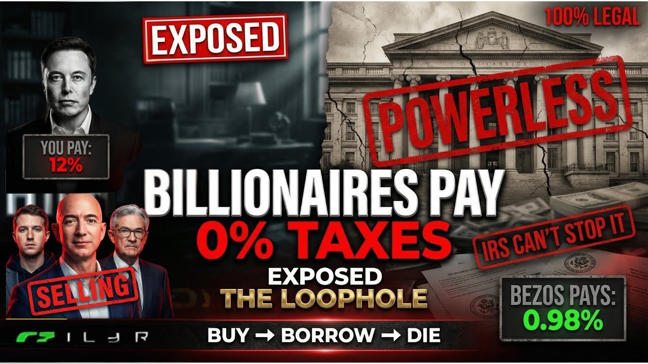 Why Billionaires Pay Less Tax Than You The Buy Borrow Die Scam