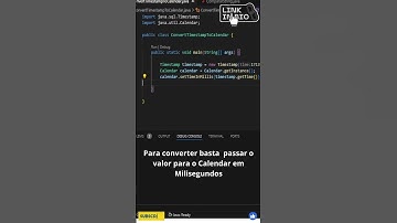 Dicas rapidas Java   Convertendo Timestamp para Calendar #shorts #java #javaprogramming