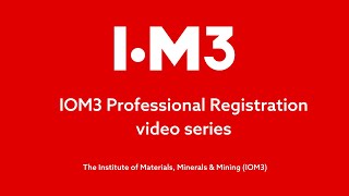IOM3 Chartership | Professional Registration | the B competency