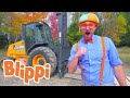 Trucks for kids with blippi  1 hour of blippi learning for kids