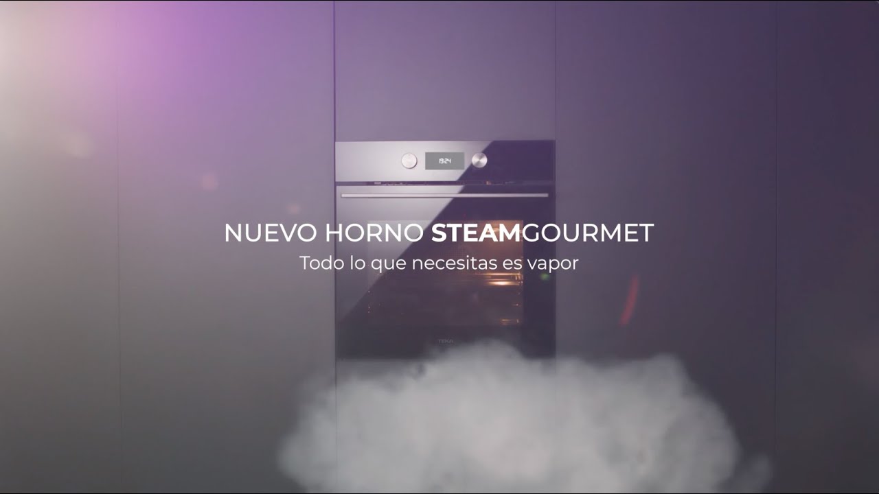 Nuevo SteamGourmet, el horno definitivo para cocinar al vapor.