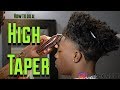 High Taper Fade With Crispy Line Up | Wahl Cordless Detailers Li