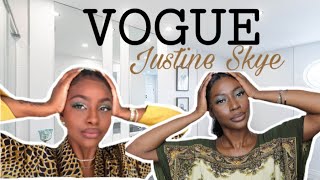 C’ÉTAIT CHAUD MAIS J’AI SUIVIS LE MAKEUP DE JUSTINE SKYE