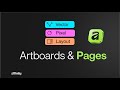 Artboards vs. Pages explained.