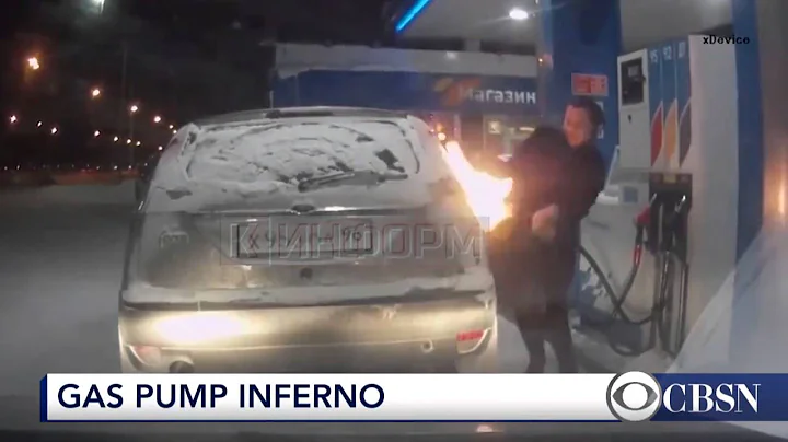 Woman Sparks Fire Trying To Unfreeze Gas Pump With Lighter