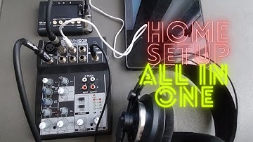 Behringer XENYX 502 Home Setup