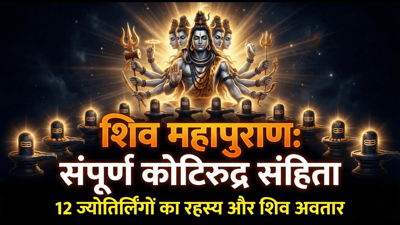 शिव महापुराण: संपूर्ण कोटिरुद्र संहिता | 12 ज्योतिर्लिंगों का रहस्य और शिव अवतार | Shiv Mahapuran