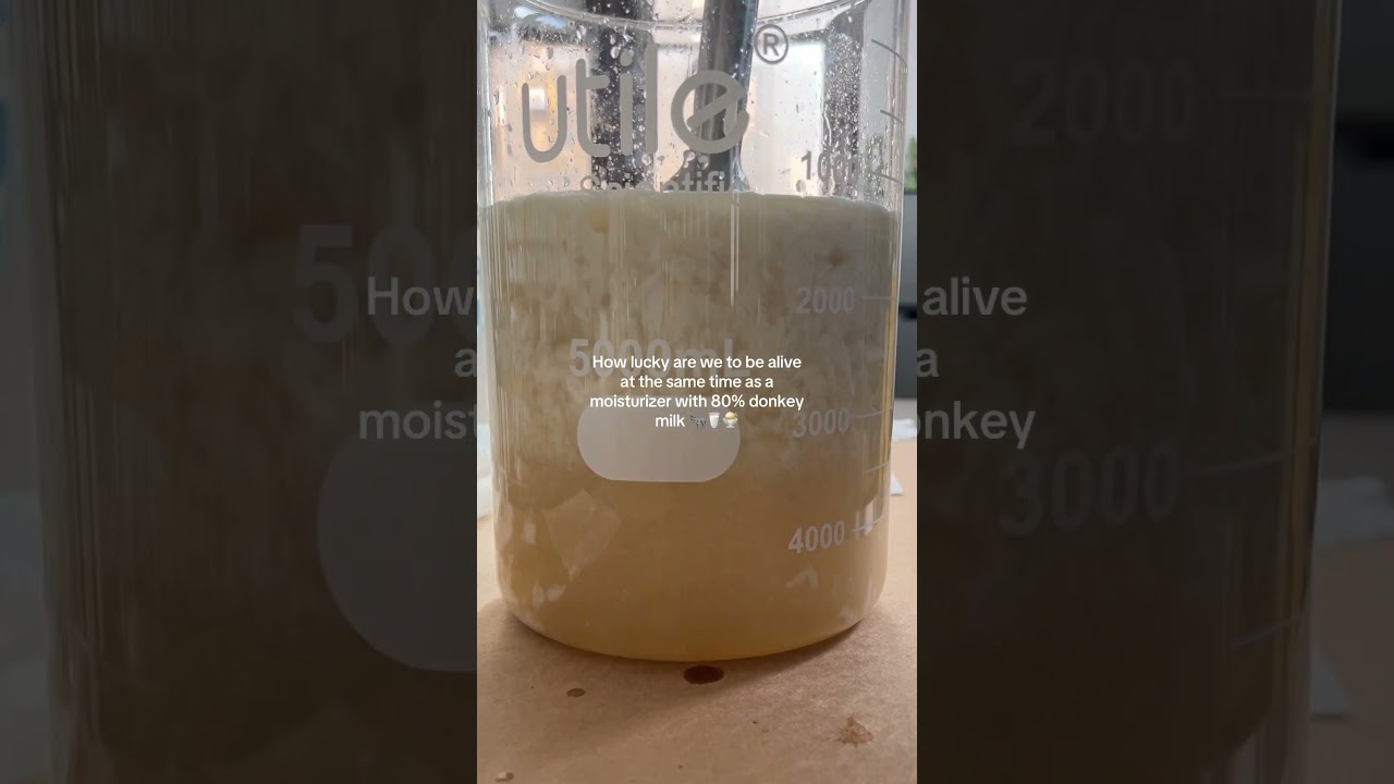 Who wants a moisturizer with 80% donkey milk on their face? 