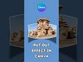 How to Create the Put Out image Effect in Canva | Day 23 Canva Design Challenge #canva