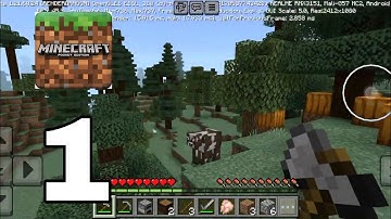 New Minecraft survival Mobile gameplay walkthrough android iOS part 1
