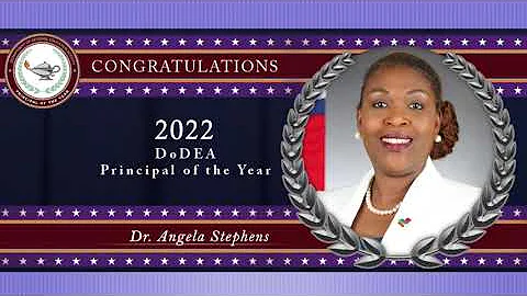 Dr. Angela Stephens, Principal of the Year