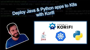 Deploying Python and Java applications to Kubernetes with Korifi