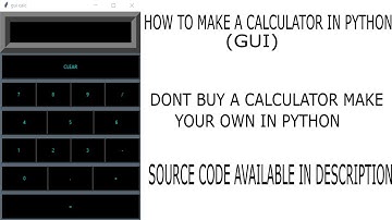 create a CALCULATOR using TKINTER in python PART - 2 🤓🤓