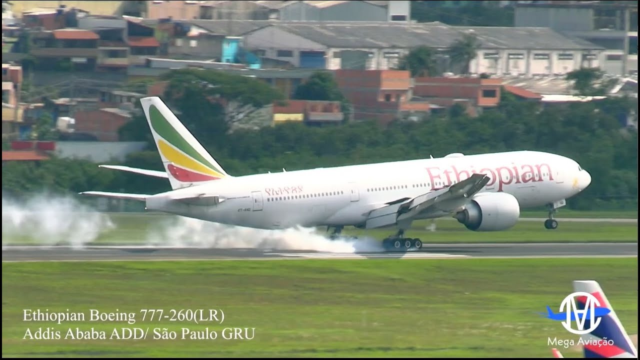 Movimento Gigantesco no Aeroporto Internacional de Guarulhos São Paulo Pousos Decolagens sem Parar✔