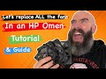 How to: Install and Setup All Fans in an HP Omen 25L / 30L! Tutorial & Guide!