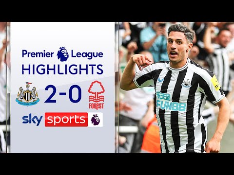 Fabian Schär scores ROCKET!  🚀 |  Newcastle 2-0 Nottingham Forest |  Premier League Highlights