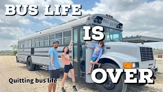 We are QUITTING BUS LIFE!! And this is why…. by True Grit Adventures 297 views 8 months ago 5 minutes, 7 seconds