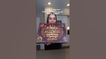 Trying the Harry Potter x Krispy Kreme collab✨ #harrypotter #foodlover #foodie