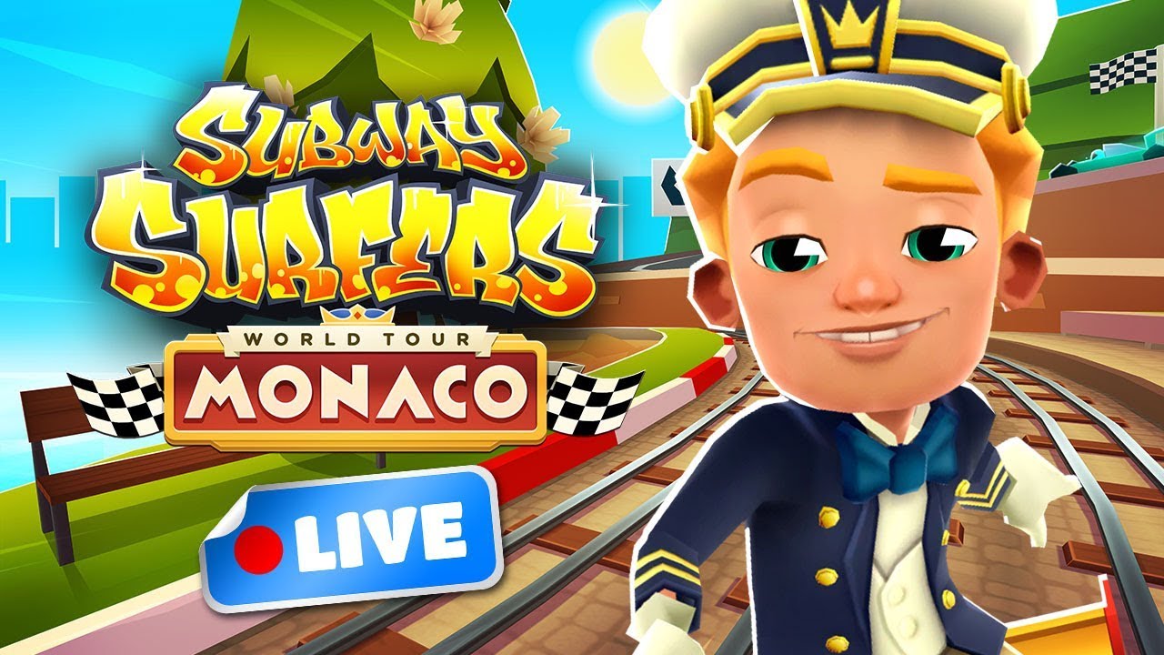 🔴 Subway Surfers World Tour 2018 - Monaco Gameplay Livestream - 6th Birthday 🎂