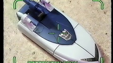 Transformers Generation 1 - Cyclonus and Scourge (UK) commercial