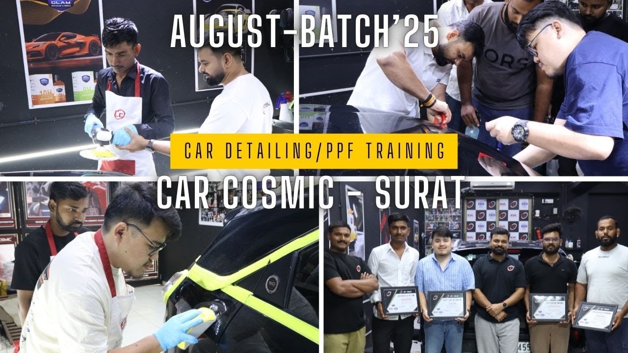 Car Detailing-PPF Training August Review, Graphene Coating 