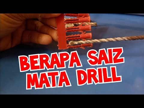 Saiz Mata Drill Untuk Plug Plastik Dan Tips Tebuk Lubang Dengan Elok Youtube