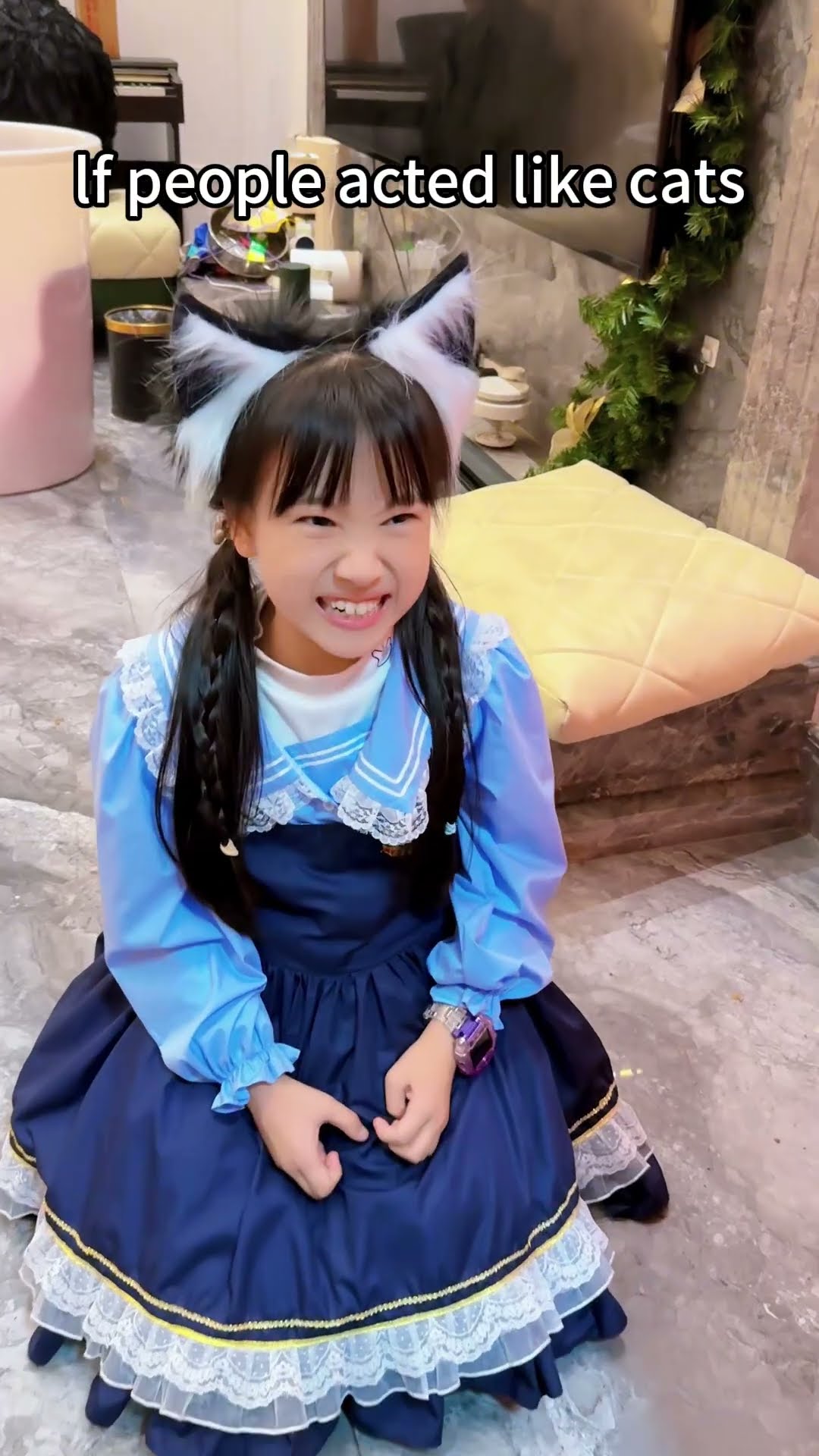 如果人像一只猫会是什么样子？#short #angel #clown