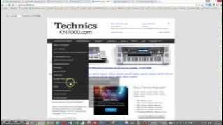 TECHNICS KN7000 DOWNLOAD STYLES