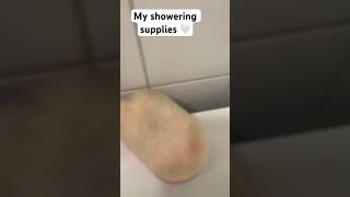 Showering supplies ?? foryou funny likeandsubscribe fypシ゚viral