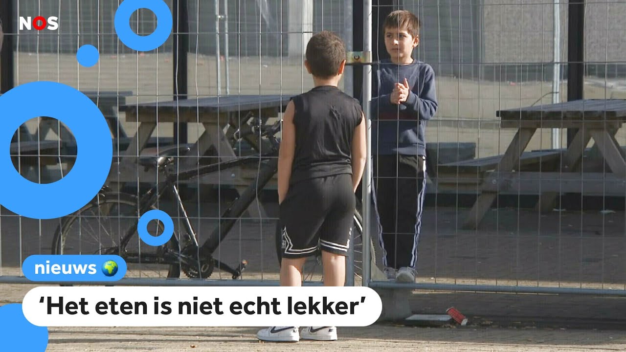 Kinderen in noodopvang eten te weinig en worden soms ziek