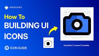 How To Create Camera UI Icon in Inkscape | Clean Vector Workflow