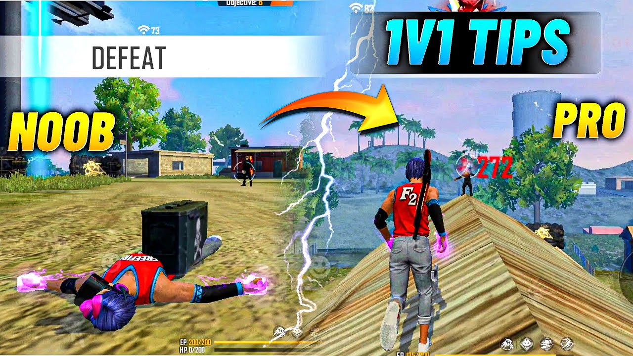 1V1 FIGHT TIPS AND TRICKS // HOW TO WIN 1V1 FIGHT IN FREE FIRE ...