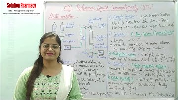 (46) High Performance Liquid Chromatography | HPLC |  Instrumentation of HPLC | IMA Lecture Videos