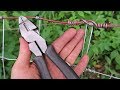 HOW TO Splice Woven Wire Fence - With Just Pliers