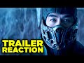 MORTAL KOMBAT TRAILER REACTION! Sub-Zero vs Scorpion (Red Band Trailer)