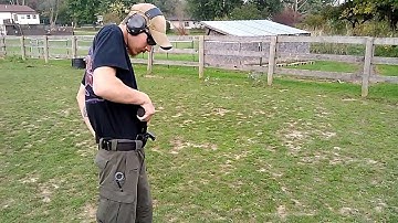 Jimmy clearing a double feed 1 handed