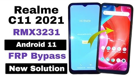 Realme C11 2021 (RMX3231) frp bypass - Android 11 | Easy Method 2025