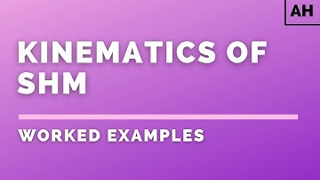 Advanced Higher Physics | Quanta | Kinematics of SHM | WORKED EXAMPLES
