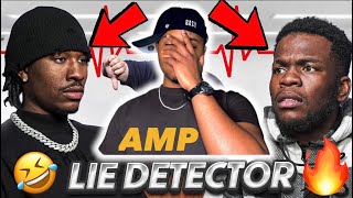 I CRIED LAUGHING 🤣🔥| AMP TAKES A LIE DETECTOR TEST | REACTION