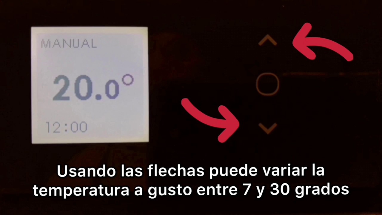 Programación inicial de tu calefactor Atlantic con panel digital