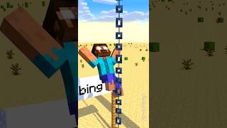 Help Herobrine Climb Chains Challenge (Bones - Imagine Dragons) #Minecraft #Shorts #Bones